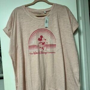 Walt Disney Studios EXCLUSIVE Women's Plus Pink Tee, XXL NWT